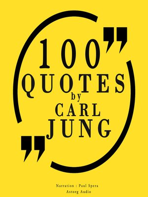 cover image of 100 quotes by Carl Jung